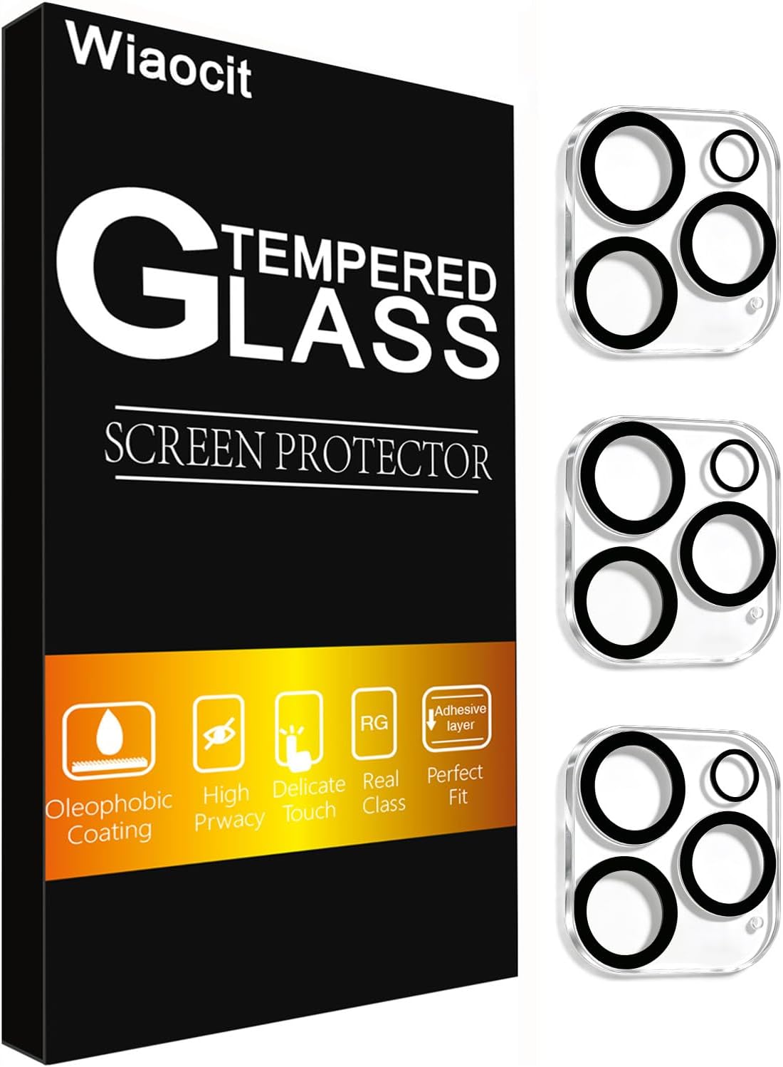 Wiaocit Camera Lens Protector for iPhone 16 Pro/iPhone 16 Pro Max