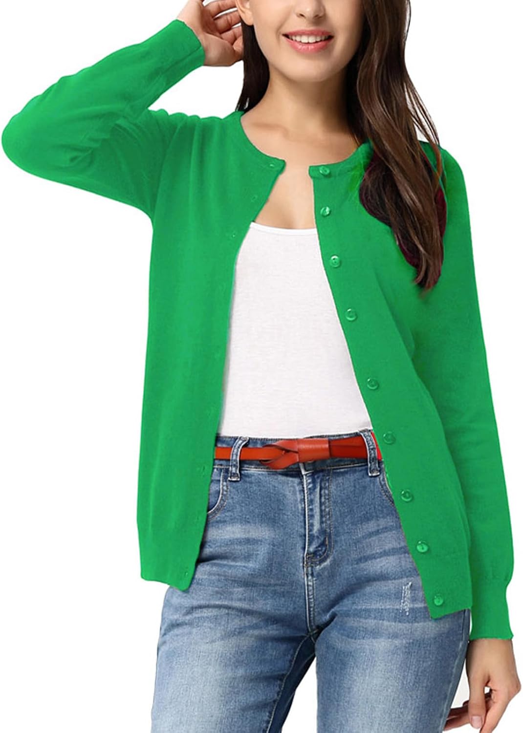 GRACE KARIN Knit Cardigan Sweaters for Women Lightweight Fall Outfits 2026