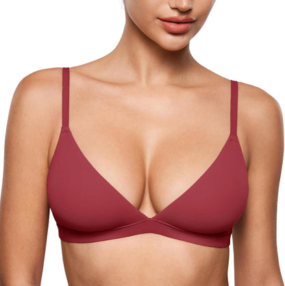 INLYRIC Women's Unlined Triangle Bralette