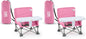 Bright Starts Pop 'N Sit Portable Booster, Indoor/Outdoor Use, Floor Seat with Feeding Tray, Teal, 6 Mos - 3 Yrs