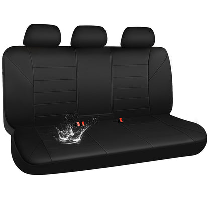 CAR PASS Waterproof Car Seat Covers Front Seats Only with 5mm Composite EVA, Neoprene Car Seat Cover with Separate Headrest Cover, Quick Setup Universal Fit for Car SUV Trucks,Airbag Compatible（Gray