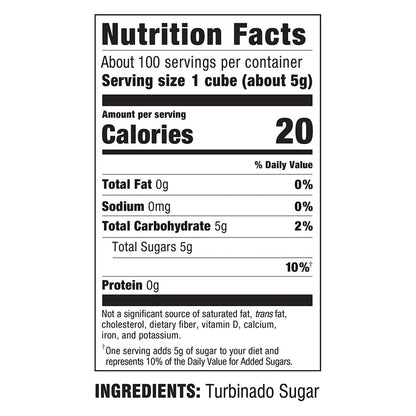 In The Raw Granulated Turbinado Cane Sugar, 2 lb Box, Pure, All-Natural Turbinado Sugar, Non-GMO Project Verified, Kosher, Vegan and Gluten Free (Pack of 12)