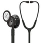 3M Littmann Classic III Monitoring Stethoscope, 5803, More Than 2X as Loud, Weighs Less, Stainless Steel Black-Finish Chestpiece, 27" Black Tube, Stem and Headset