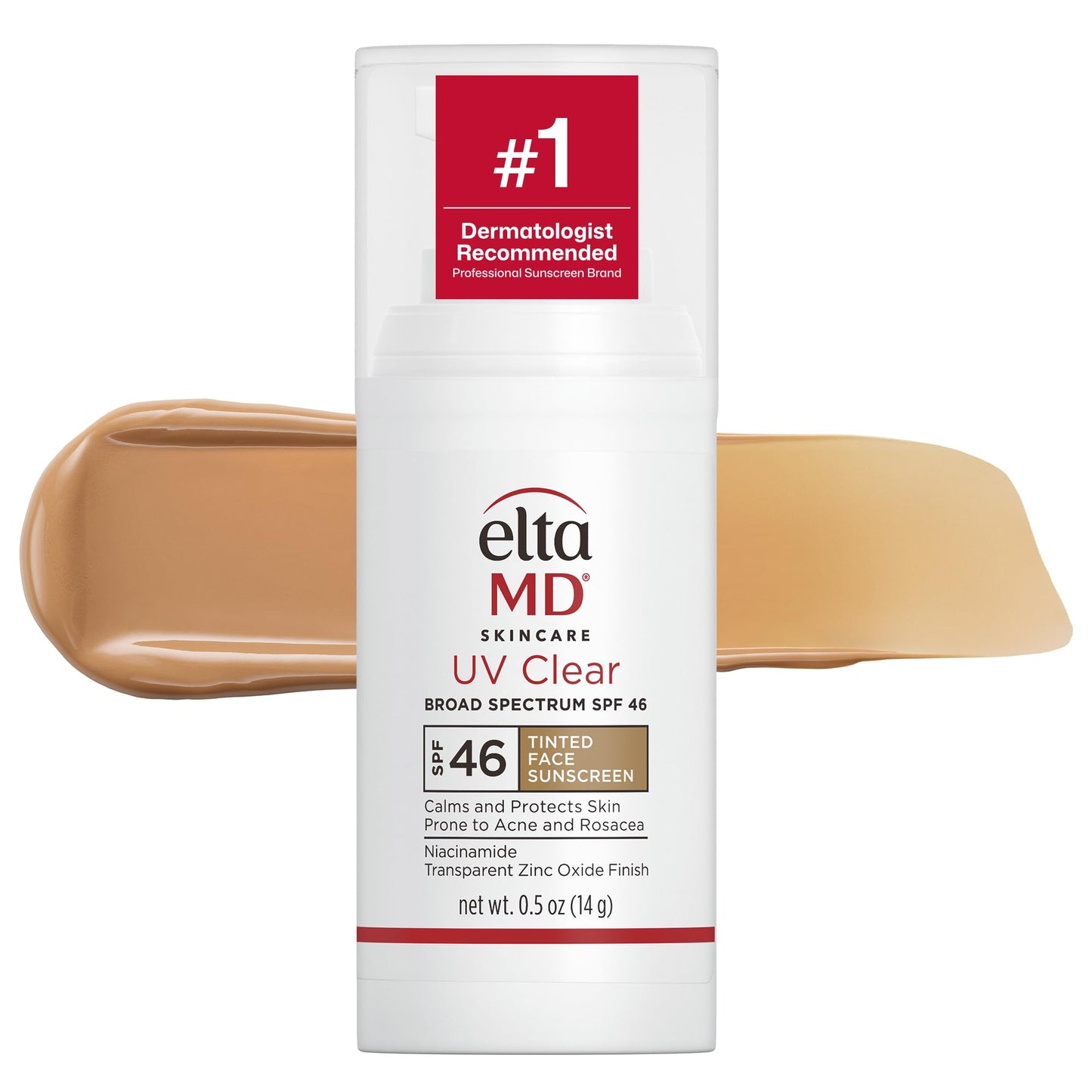 EltaMD UV Clear Face Sunscreen with Zinc Oxide, Oil-Free, SPF 46 and SPF 50