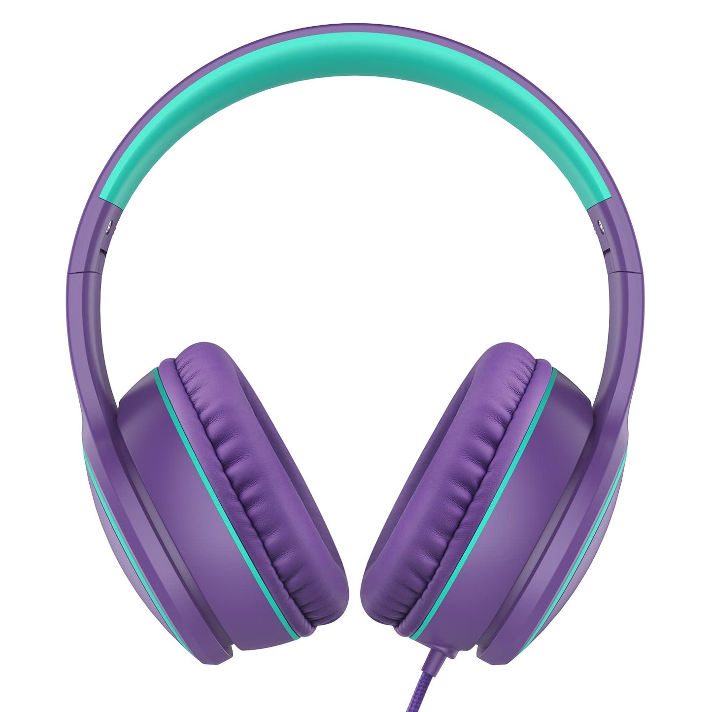 R10 Over-Ear Headphones with Microphone, Lightweight Folding Stereo Bass Headset with 1.5M No-Tangle Cord, Portable Wired Headphones for Smartphone Tablet Computer MP3 / 4 (Grey)