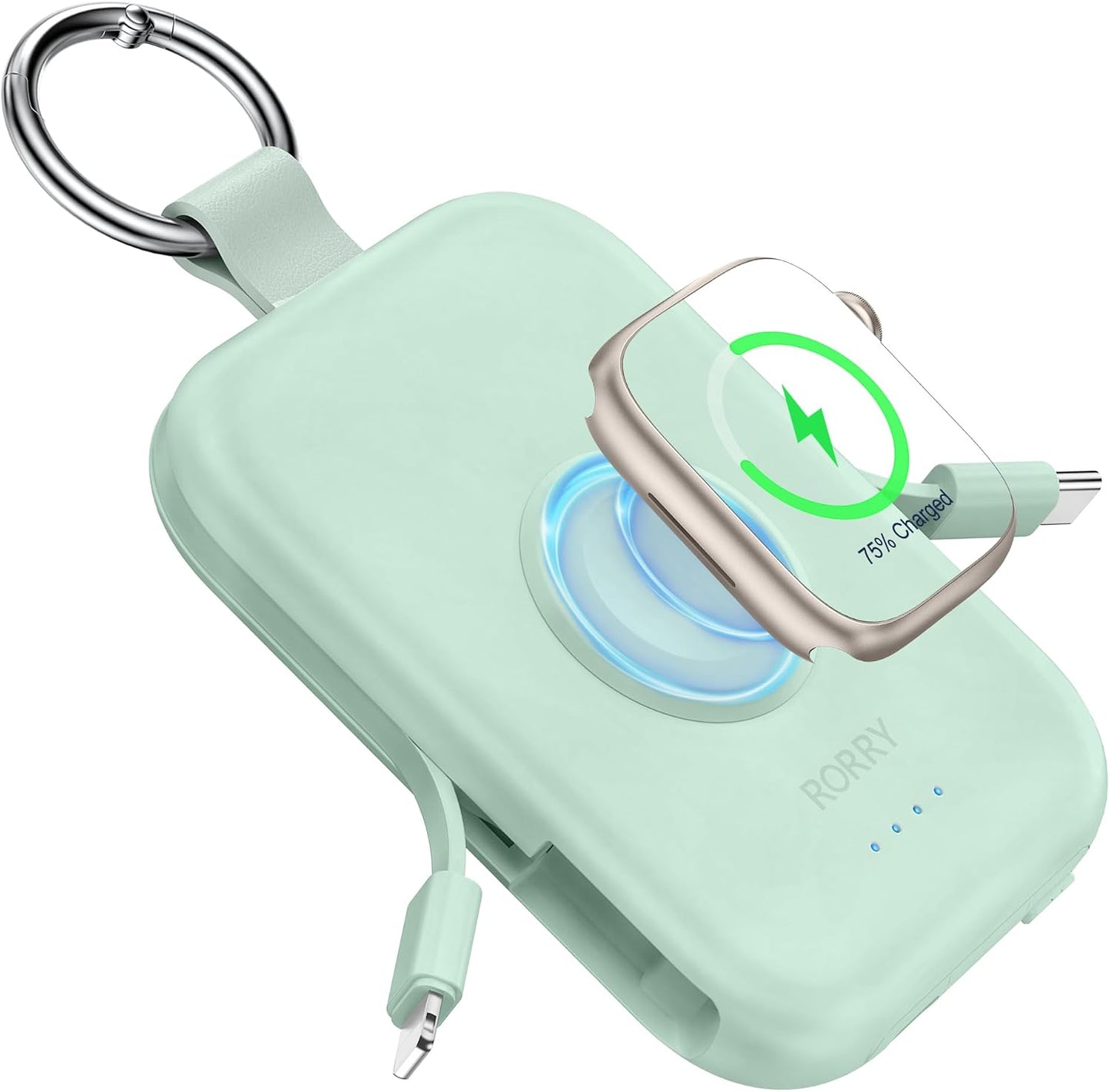 RORRY CharmGo Portable Charger, 5000mAh Portable Charger Power Bank