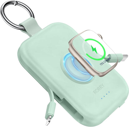RORRY CharmGo Portable Charger, 5000mAh Portable Charger Power Bank