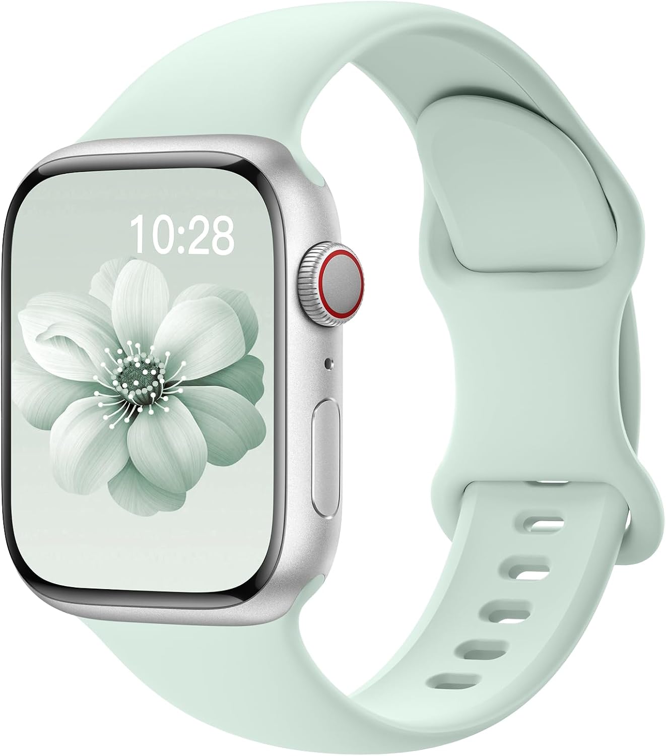 Sport Silicone Band Compatible with Apple Watch Bands 40mm 38mm 41mm 44mm 45mm 42mm 49mm Women Men,Soft Wristband Waterproof Replacement Sport Strap for iWatch Bands Series 9 8 7 6 5 4 3 2 1 SE Ultra