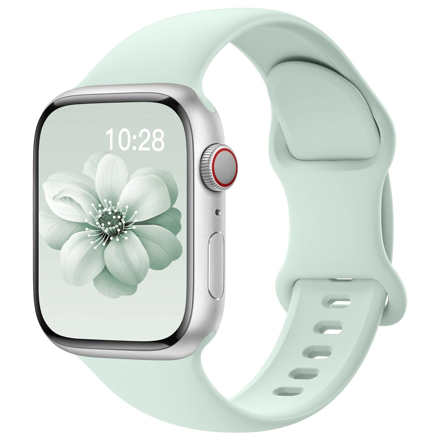 Sport Silicone Band Compatible with Apple Watch Bands 40mm 38mm 41mm 44mm 45mm 42mm 49mm Women Men,Soft Wristband Waterproof Replacement Sport Strap for iWatch Bands Series 9 8 7 6 5 4 3 2 1 SE Ultra
