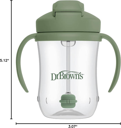 Dr. Brown's Milestones Baby's First Straw Cup, Blue, 1-Pack