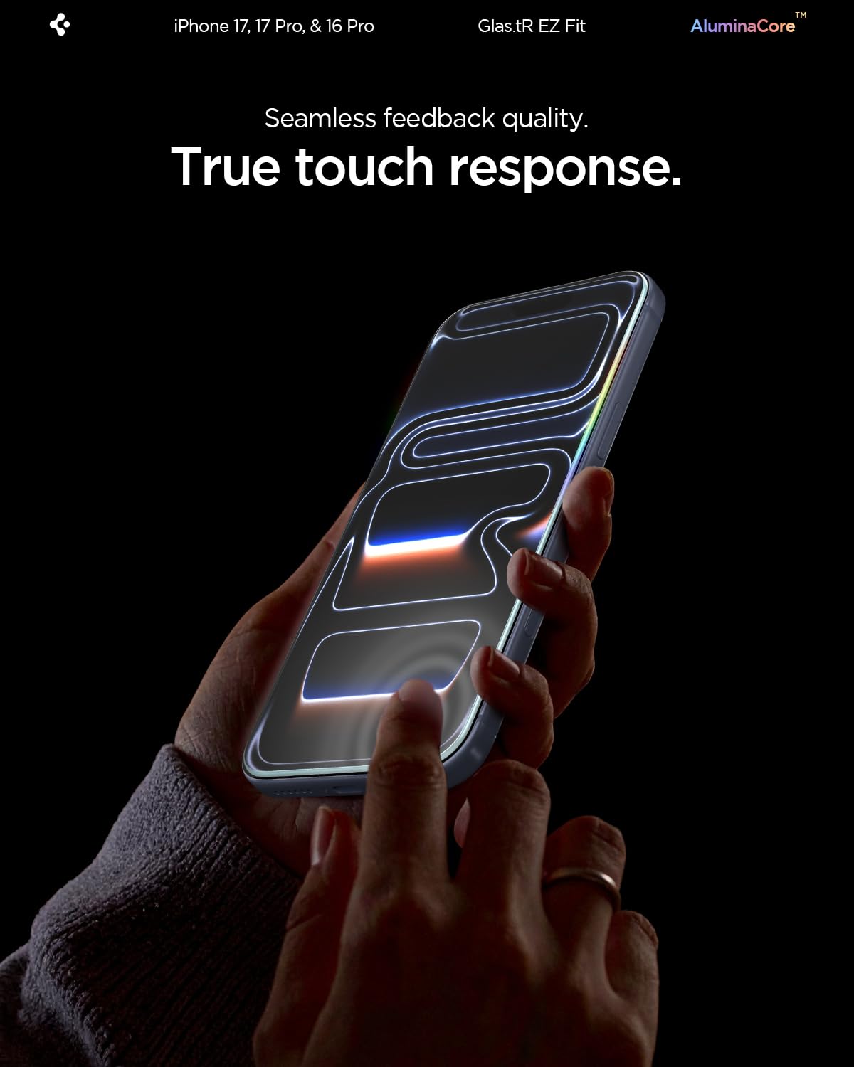 Spigen Screen Protector for iPhone 17 Pro Max, 16 Pro Max