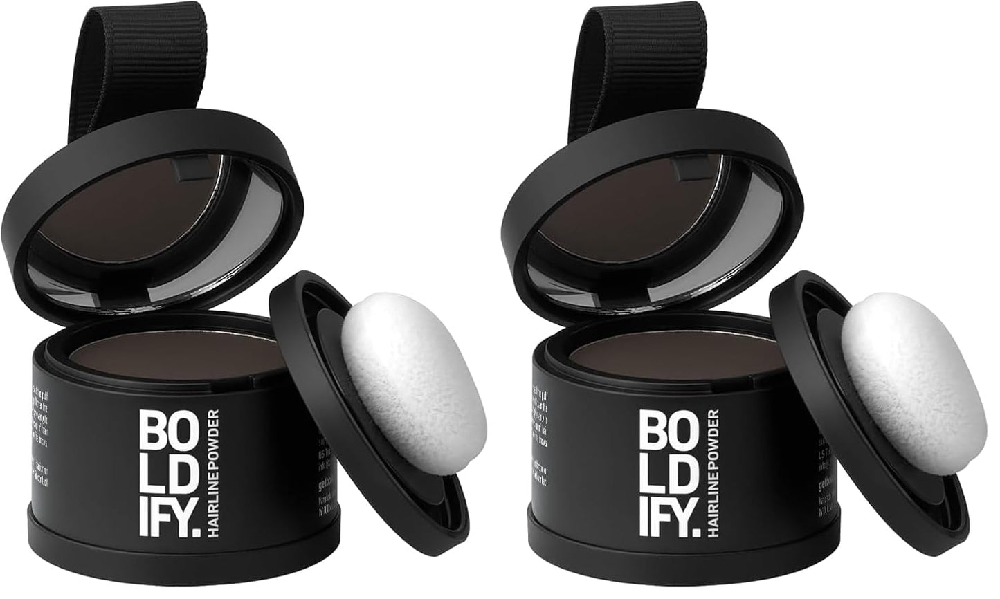 Boldify Hairline Powder, Root Touch Up Hair Color Light Blonde 4g