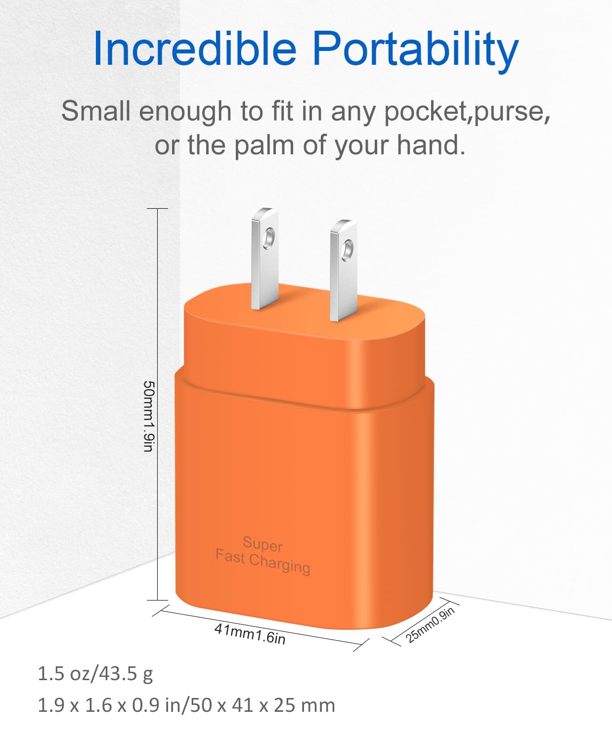 Type C Charger Fast Charging,USB C Charger,25W Samsung Super Fast Charger