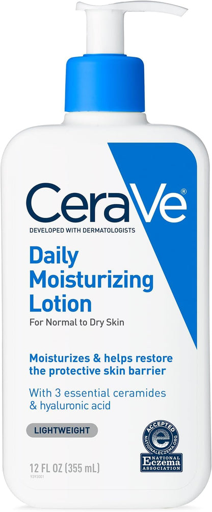 CeraVe Daily Moisturizing Lotion, Face and Body Lotion, Skin care, 19oz