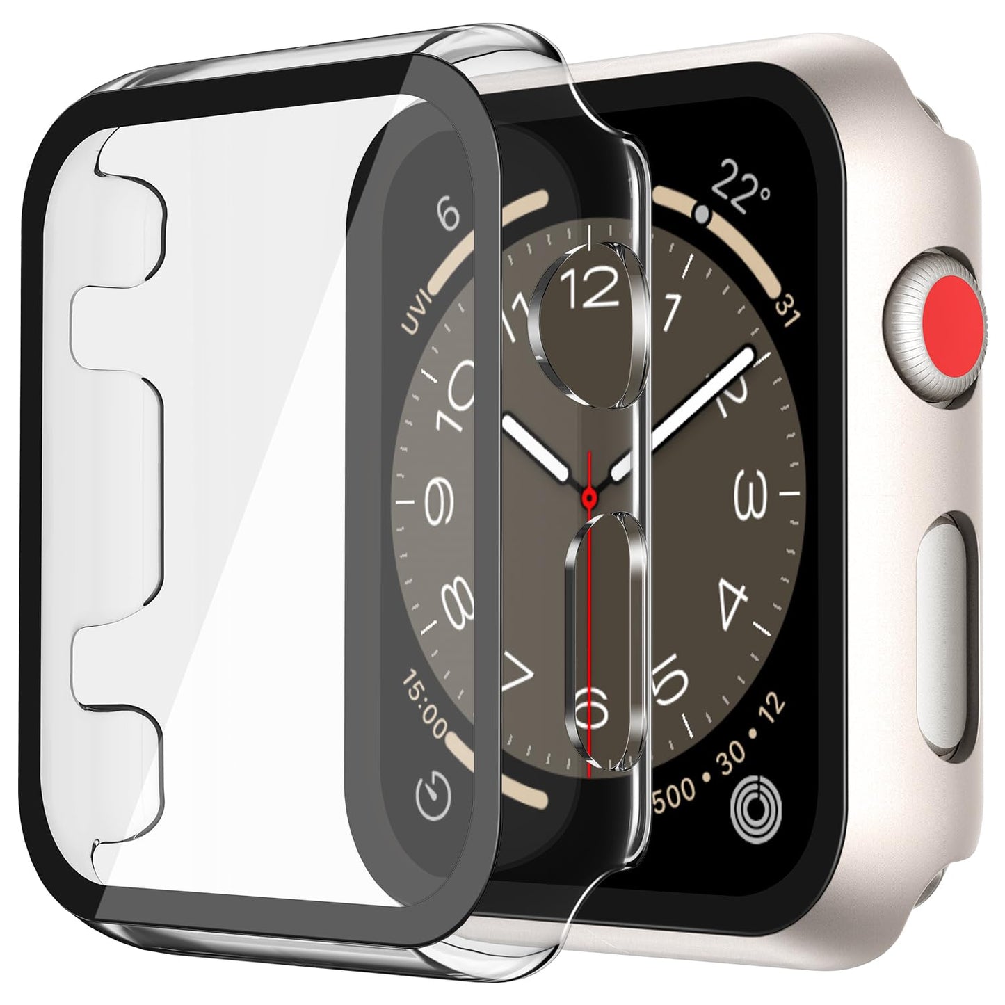 Misxi Case with Screen Protector for 46mm Apple Watch Series 11/10