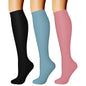 CHARMKING Compression Socks for Women & Men Circulation (3 Pairs) 15-20 mmHg is Best Support for Athletic Running Cycling