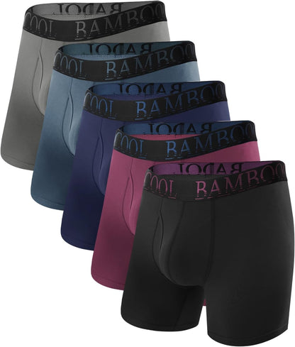 BAMBOO COOL Ultra Soft & breathable Mens Underwear Boxer Briefs Pack