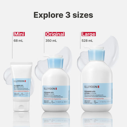 Illiyoon Ceramide Ato Concentrate Cream | Moisturizer for Dry & Sensitive Skin, 100hr Lasting Hydration, For Face & Body, Gentle for Infants, Moisture Barrier Repair, Vegan Certified, 2.53 fl.oz.
