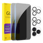PEHAEL for iPhone 16 Pro Max Privacy Screen Protector+Camera Lens Protector