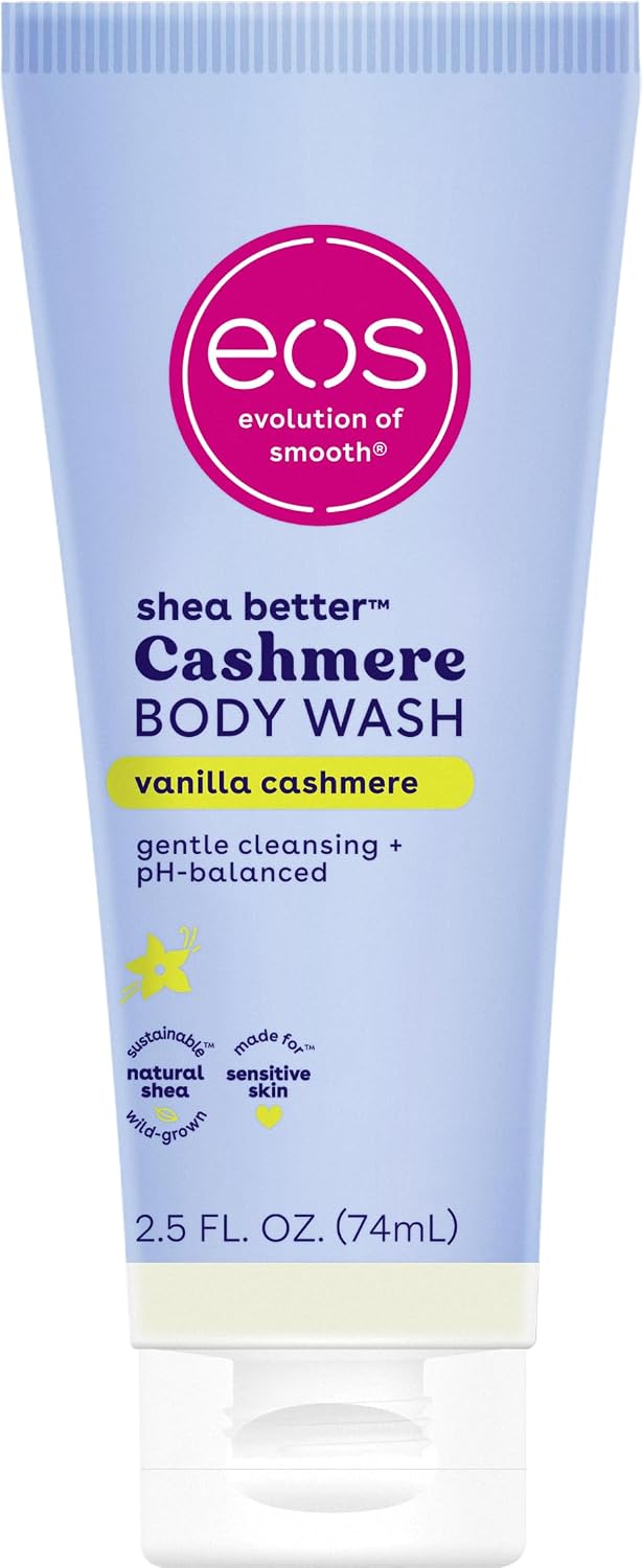 eos Cashmere Body Wash- Vanilla, Creamy Gel with Shea Butter, 16 fl oz