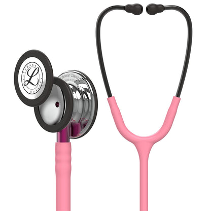 3M Littmann Classic III Monitoring Stethoscope, 5803, More Than 2X as Loud, Weighs Less, Stainless Steel Black-Finish Chestpiece, 27" Black Tube, Stem and Headset