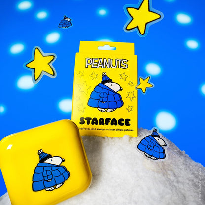 Starface Hydro-Star® Snoopy Red Puffer Hydrocolloid Pimple Patch, 32 ct