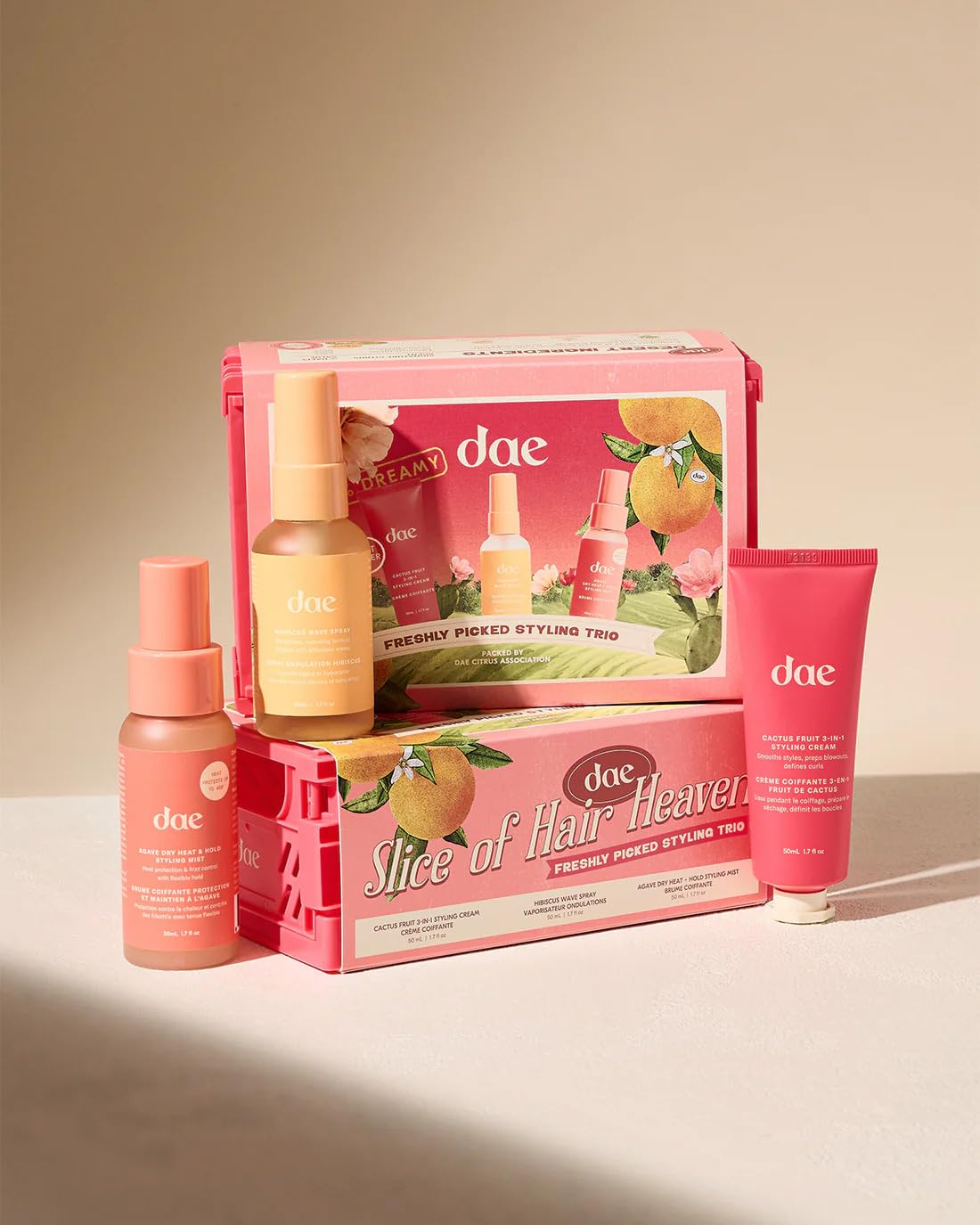 DAE Cactus Fruit 3-In-1 Styling Cream - Smooths Styles & Preps Blowouts