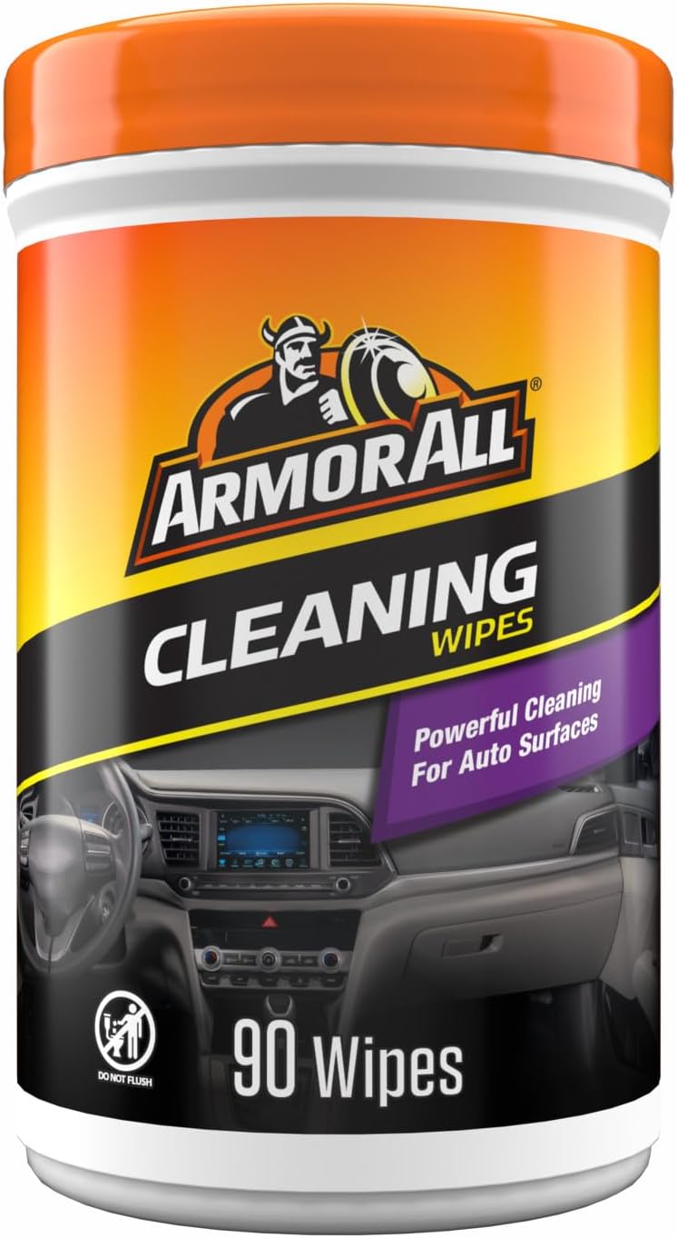 Armor All Car Interior Value Pack, 90 Count, Auto Cleaning Wipes