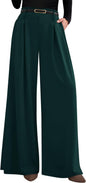 PRETTYGARDEN Womens Wide Leg Dress Pants Flowy Trousers