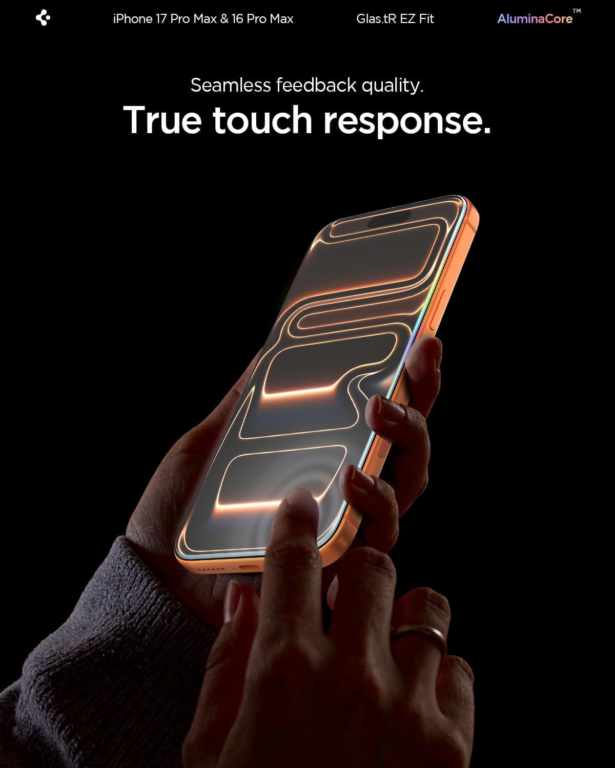 Spigen Screen Protector for iPhone 17 Pro Max, 16 Pro Max