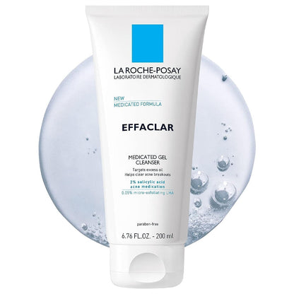 La Roche-Posay Effaclar Medicated Acne Face Wash with 2% Salicylic Acid