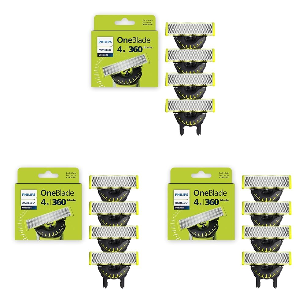 Philips Norelco OneBlade 360 Replacement Blades, 5 Pack