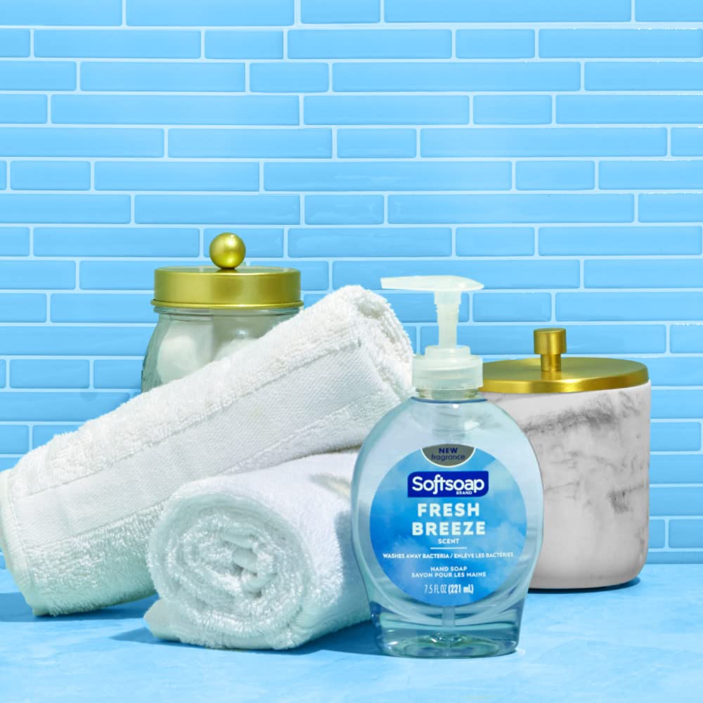 Softsoap Liquid Hand Soap, Fresh Breeze - 7.5 fluid ounce (Packaging May Vary)