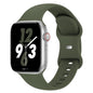 Sport Band Compatible with Apple Watch 38mm 40mm 41mm 42mm 44mm 45mm 46mm 49mm, Replacement Soft Silicone Strap Wristbands for iWatch Series 11/10/9/8/7/6/5/4/3/2/1 Ultra SE Women Men, Space Gray