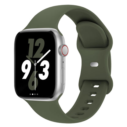 Sport Band Compatible with Apple Watch 38mm 40mm 41mm 42mm 44mm 45mm 46mm 49mm, Replacement Soft Silicone Strap Wristbands for iWatch Series 11/10/9/8/7/6/5/4/3/2/1 Ultra SE Women Men, Space Gray