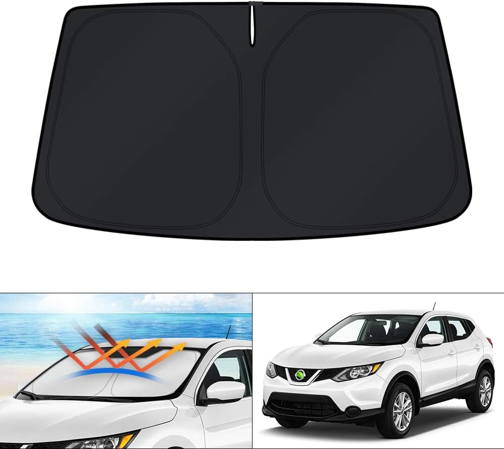 KUST Windshield Sun Shade for 2016 2017 2018 2019 2020 2021 2022 BMW X1 F48 Accessories Custom Fit Sunshade Foldable Window Sun Visor Protector Blocks UV Rays Keep Your Car Cooler