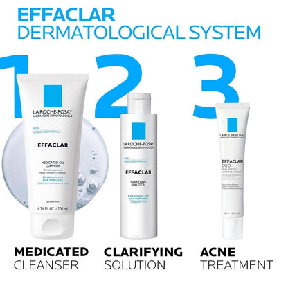 La Roche-Posay Effaclar Medicated Acne Face Wash with 2% Salicylic Acid