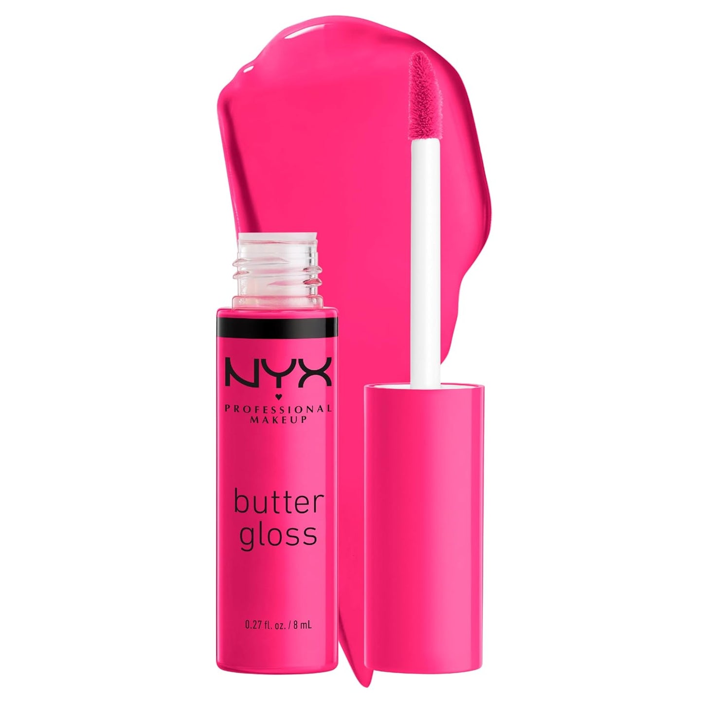 NYX PROFESSIONAL MAKEUP Butter Gloss, Non-Sticky Lip Gloss - Praline (Deep Nude)