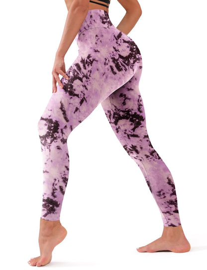 Bluemaple High Waisted Leggings for Women - Tummy Control Pants Non See Through Workout Soft Yoga Pants for Running Plus Size