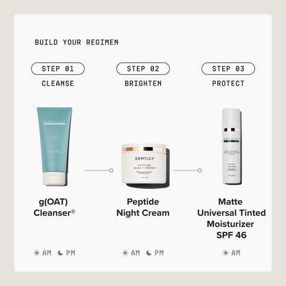 DRMTLGY Universal Tinted Moisturizer SPF 46, Dewy Tinted Sunscreen