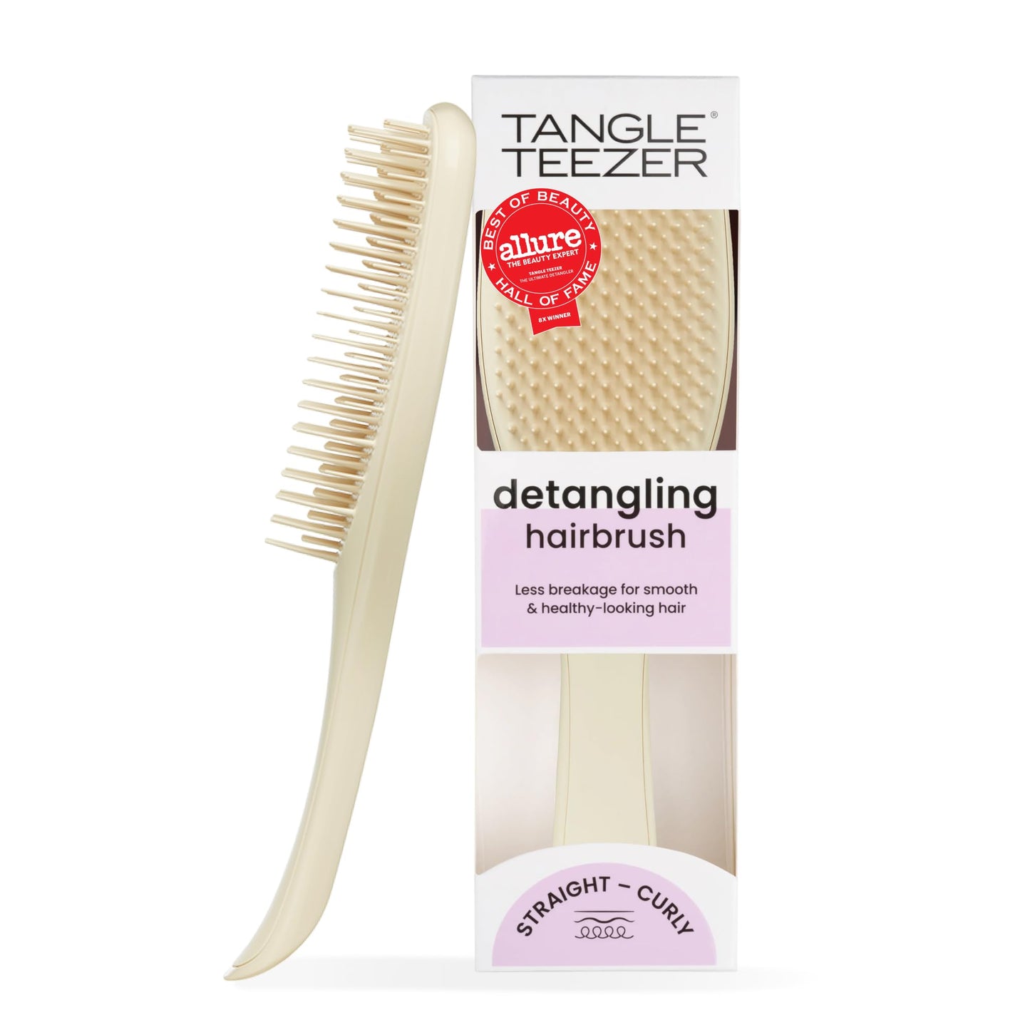Tangle Teezer Ultimate Detangler Brush, Straight to Wavy, Liquorice Black