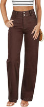 Sidefeel Jeans for Women High Waisted Straight Leg Denim Pants