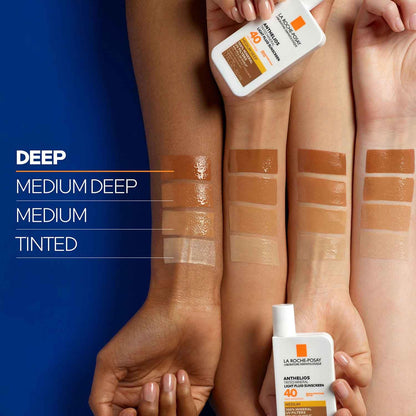 La Roche-Posay Anthelios Mineral Light Fluid Sunscreen for Face in 5 shades