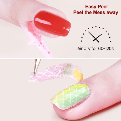 Beetles 2 Pcs 15ml No Wipe Gel Top Coat and Base Coat Set