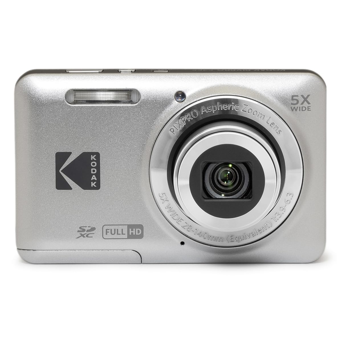 KODAK PIXPRO FZ55 16MP Compact Digital Camera, 5X Optical Zoom, Black