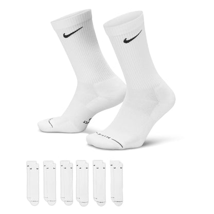 Nike Adult Dri-FIT Everyday Elevated Crew Socks (6-Packs) | Mens and Womens