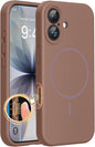 Miracase Magnetic for iPhone 16 Pro Case, Silicone, Black