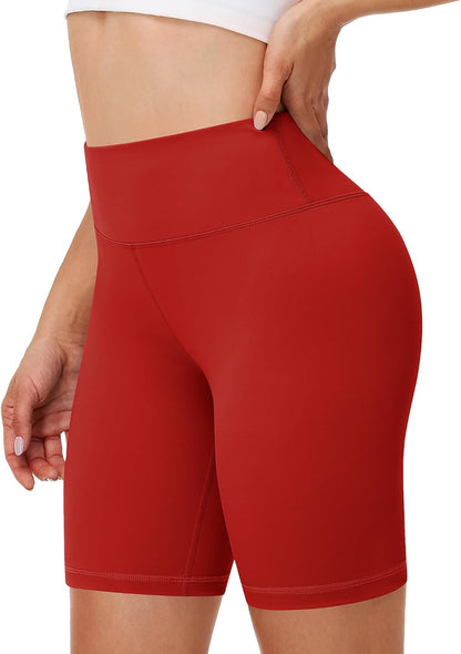 Runhit Women's Workout Biker Shorts - 3"/5"/8" High Waisted Tummy Control Spandex Booty Shorts for Volleyball Gym Yoga Dance