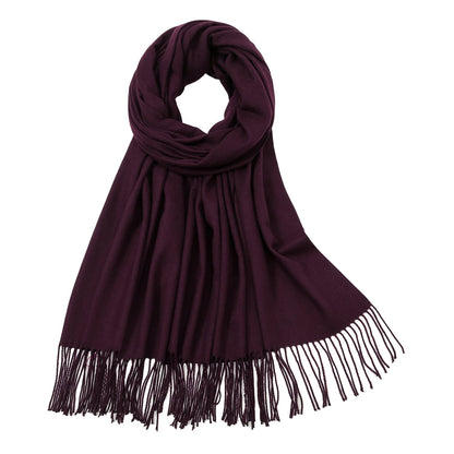 RIIQIICHY Women's Fringe Shawl Wrap Pashmina Scarf for Wedding Evening