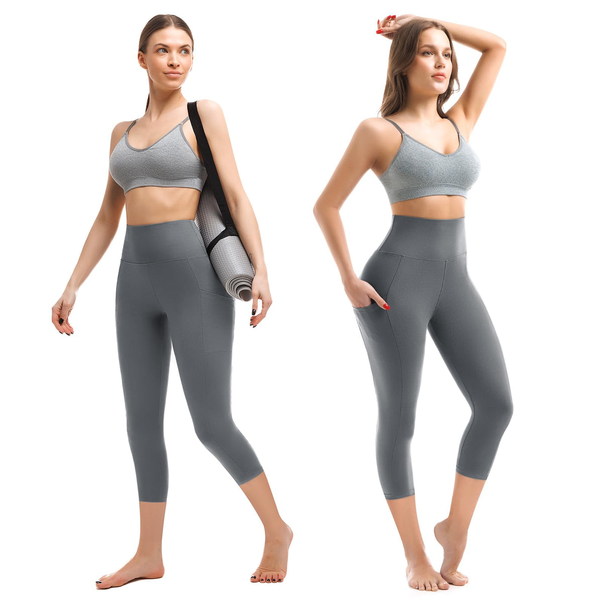 Walifrey Leggings with Pockets for Women